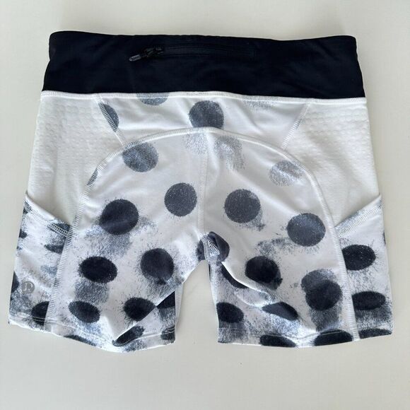 Lululemon Dart & Dash shorts Black white Dot - Picture 6 of 8